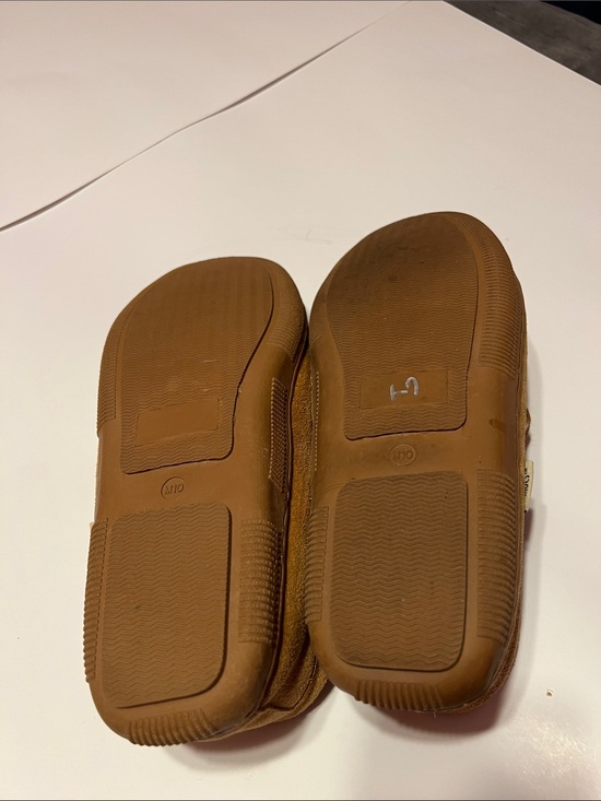 Plymouth Mocs Lined Tan Suede Moccasin Slippers for Men Size 10 main image 4